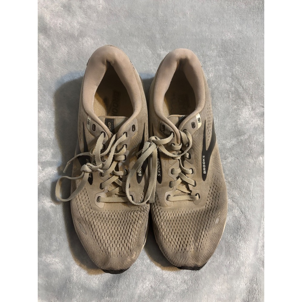 Brooks Ghost 15 Mens Running Shoes Gray Tan DNA LOFT v2 1103931D098 Size 10.5
